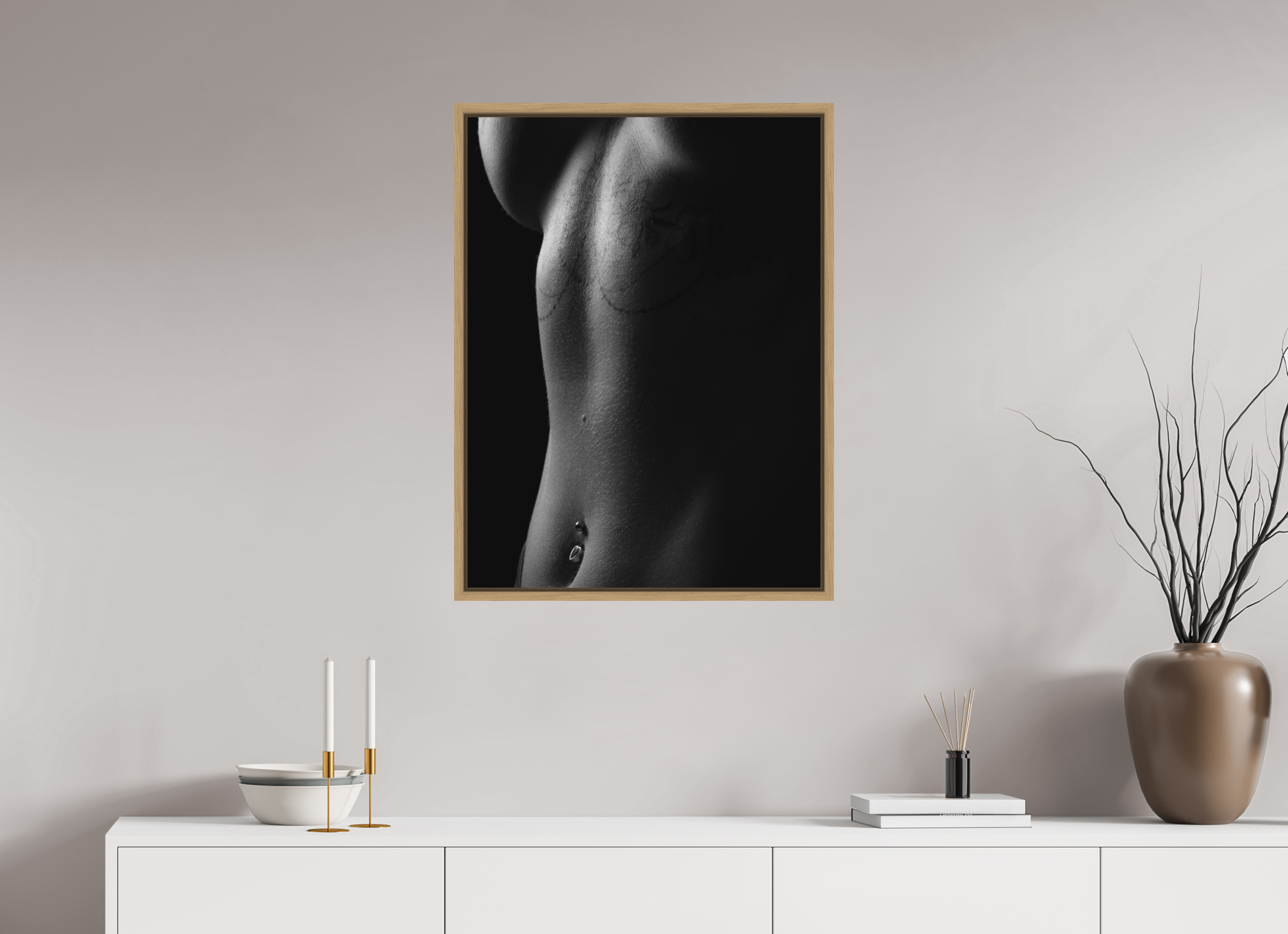 60 x 80 cm, ALU-BALE15-CHENENAT-MAT Ebène 2